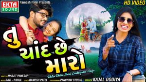 Tu Chand Chhe Maro Lyrics | Kajal Dodiya | Ekta Sound